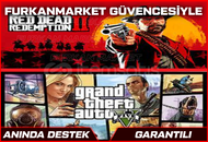 ⭐RED DEAD REDEMPTION 2 + GTA5 GARANTİ+DESTEK⭐