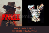 ⭐ RED DEAD REDEMPTION 2 + GTA 5 30 TL !! ⭐