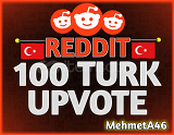 Reddit 100 Türk UpVote