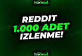 ⭐Reddit 1.000 Adet İzlenme!