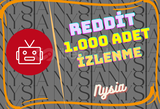 Reddit - 1.000 Adet İzlenme⭐