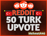Reddit 50 Türk UpVote
