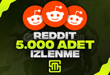 ✨Reddit 5.000 Adet İzlenme!