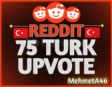 Reddit 75 Türk UpVote