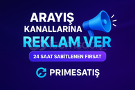 Reklam Kanalda 24 Saat Sabit Reklam Şansı!