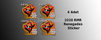 Renegades Takımı RMR 2020 - 4'lü Sticker