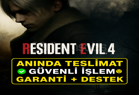 ⭐️RESİDENT EVİL 4 + 7/24 OTO⭐ ⭐️RESİDENT EVİL 4 + 7/24 OTO⭐