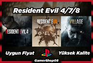 RESIDENT EVİL 4&7&8 PS4&5 + SINIRSIZ DESTEK