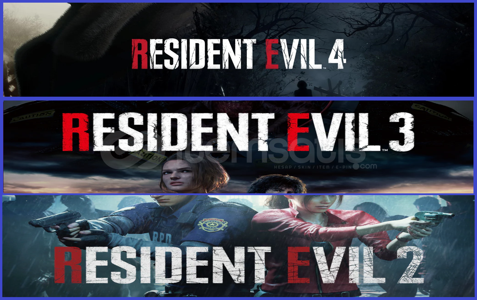 Resident Evil 4 + Resident Evil 3 + 2 Resident Evil 4 + Resident Evil 3 + 2