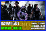 ⭐️☘️Resident Evil 6❤️Garanti & Sorunsuz❤️