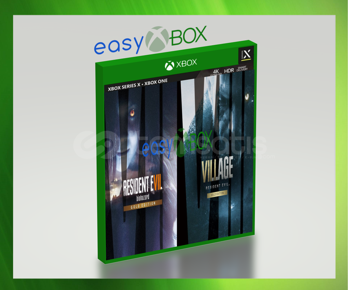 Resident Evil 7 ve Village GOLD/ 2 Oyun One/X/S Resident Evil 7 ve Village GOLD/ 2 Oyun One/X/S