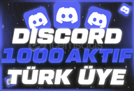 ⭐[RESİMLİ] AKTİF TÜRK DISCORD 1000 ÜYE ⭐