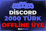 ⭐[RESİMLİ] DİSCORD 2000 TÜRK ÇEVRİMDIŞI ÜYE ⭐