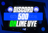 ⭐[KALİTELİ] Discord 500 7/24 Online Üye + RESİM