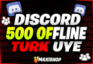 ⭐[RESİMLİ] DİSCORD 500 OFFLINE TÜRK ÜYE
