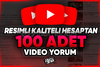 ⭐ [RESİMLİ]GERÇEK HESAPTAN 100 ÖZEL VİDEO YORUM