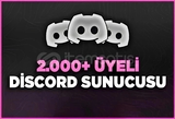 ツ REWARDS [+2.000]Gerçek Üyeli Discord Sunucusu