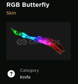 Rgb Butterfly Knife