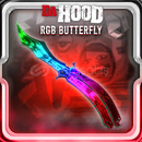 RGB BUTTERFLY KNİFE