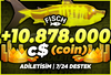 ⭐[RGB MYTHİCAL!]⭐FİSCH +10.878.000 C$ ✅HIZLI