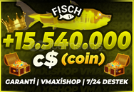 ⭐[RGB MYTHİCAL]⭐FİSCH +15M/15..540.000 C$✅HIZLI