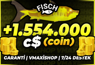 ⭐[RGB MYTHİCAL]⭐ FİSCH +1M/1.554.000 C$ ✅ HIZLI