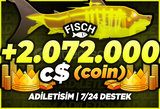 ⭐[112.700KG RGB!]⭐FİSCH +2M/2.072.000 C$ ✅HIZLI