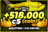 ⭐[112.700KG RGB!]⭐FİSCH +500K/518.000 C$ ✅HIZLI