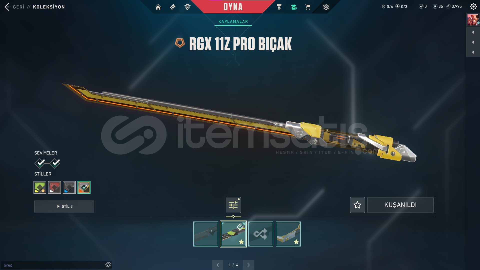 RGX 11z Pro Bıçak ve Asil Karambit RGX 11z Pro Bıçak ve Asil Karambit
