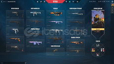 RGX KARAMBİT 2 VANDAL 15 SKİNLİ DOLU HESAP