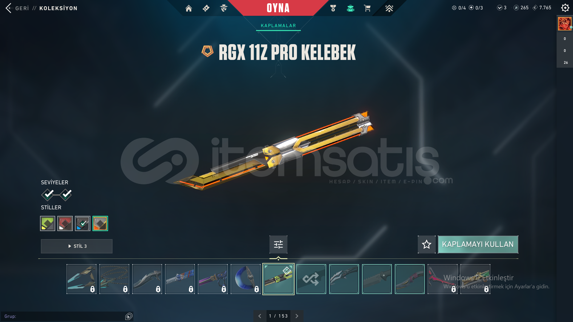RGX KELEBEK 215 SV ELMAS 3 FIRSAT HESABI !!! RGX KELEBEK 215 SV ELMAS 3 FIRSAT HESABI !!!