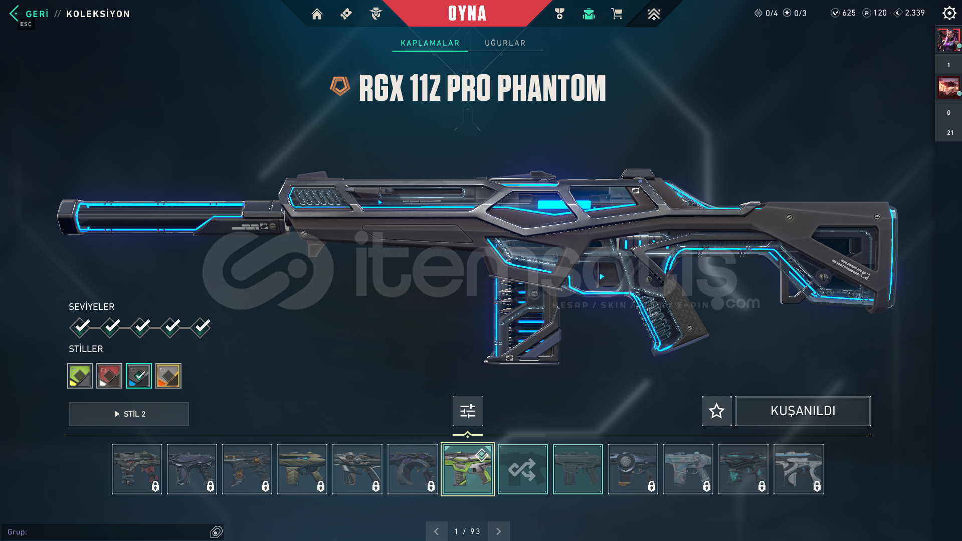 RGX PHANTOM NEPTÜN VANDAL TR MAİLLİ HESAP RGX PHANTOM NEPTÜN VANDAL TR MAİLLİ HESAP