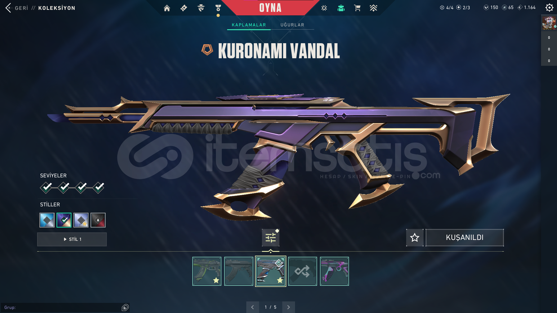 RGX ve Kuronami Vandal ve Karaborsa Kelebek Bıç RGX ve Kuronami Vandal ve Karaborsa Kelebek Bıç