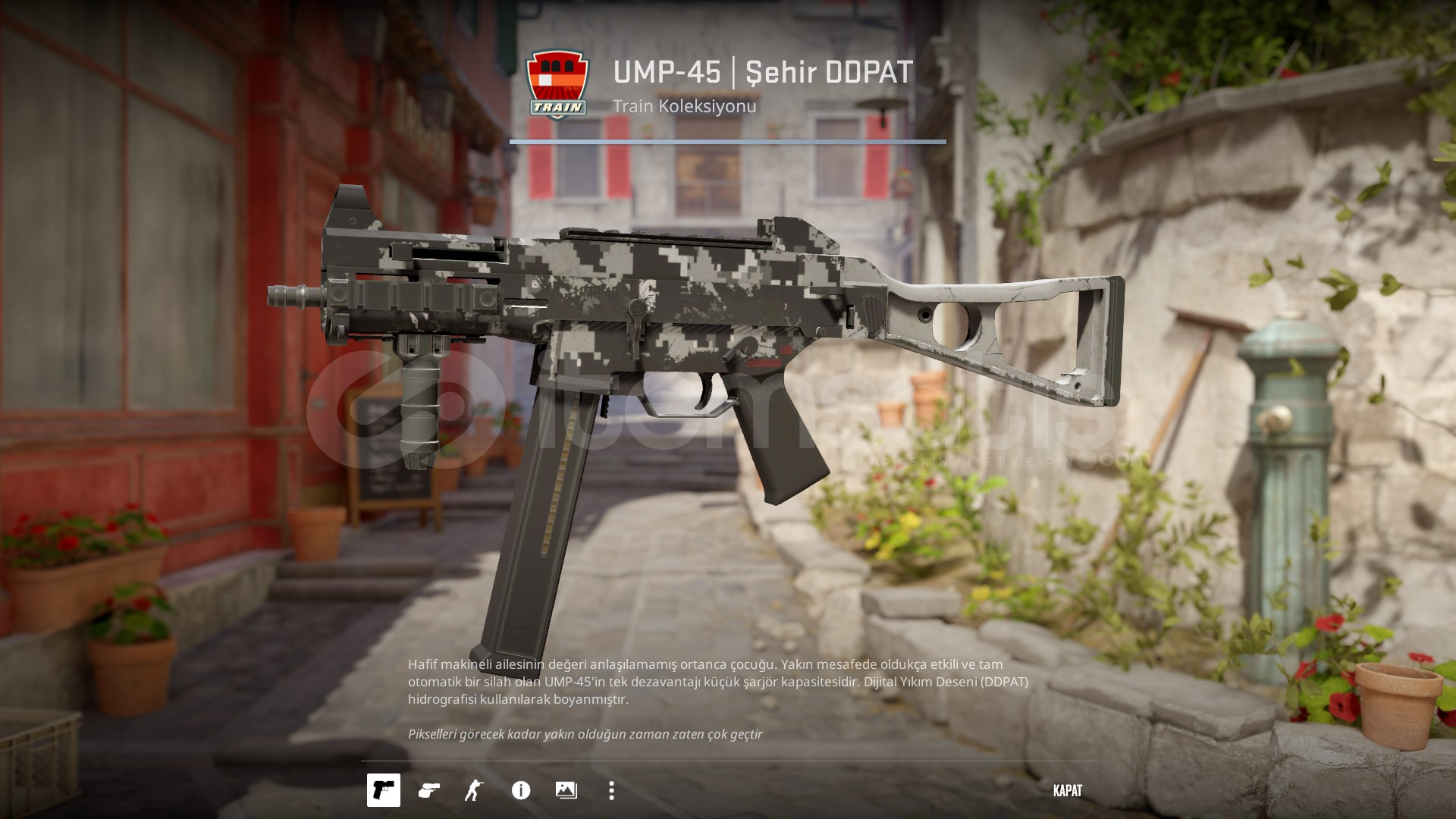UMP-45 | Şehir DDPAT (Görevde Kullanılmış) UMP-45 | Şehir DDPAT (Görevde Kullanılmış)