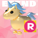 Ride Golden Unicorn / Adopt Me