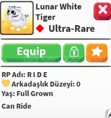 Ride lunar White Tiger 