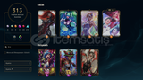 Riot uğurluklu valorant hesabı + 313 kostümlü 