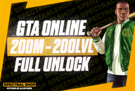 ⭐RİSKSİZ | 200 M + 200 LEVEL + FULL UNLOCK⭐GTA5