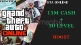 ✅ RİSKSİZ GTA ONLİNE 15M CASH + 50 LEVEL BOOST