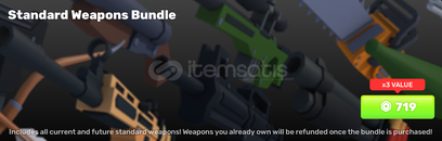 ⭐Rivals Standard Weapons Bundle⭐