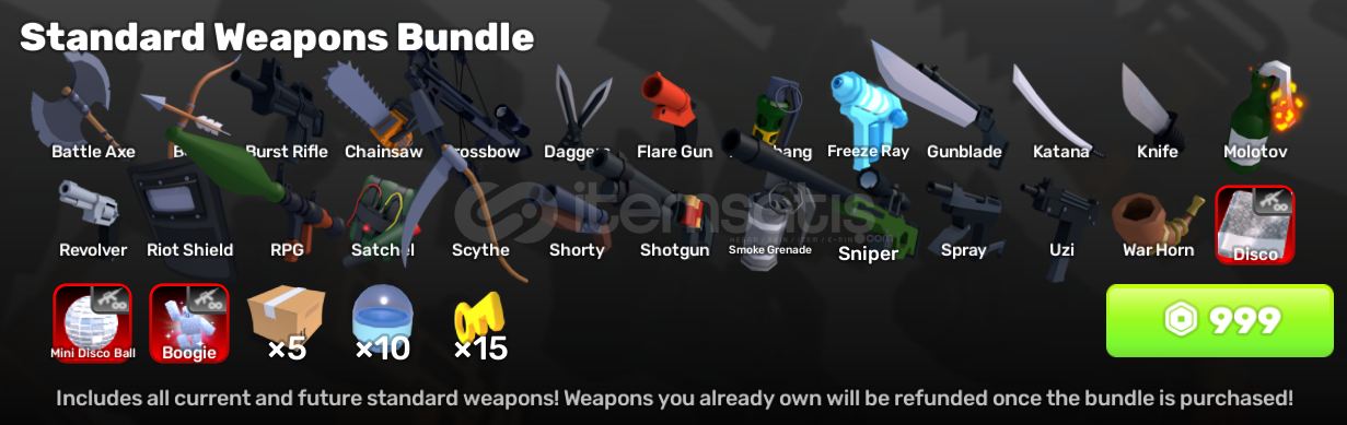 RIVALS Standard Weapons Bundle RIVALS Standard Weapons Bundle