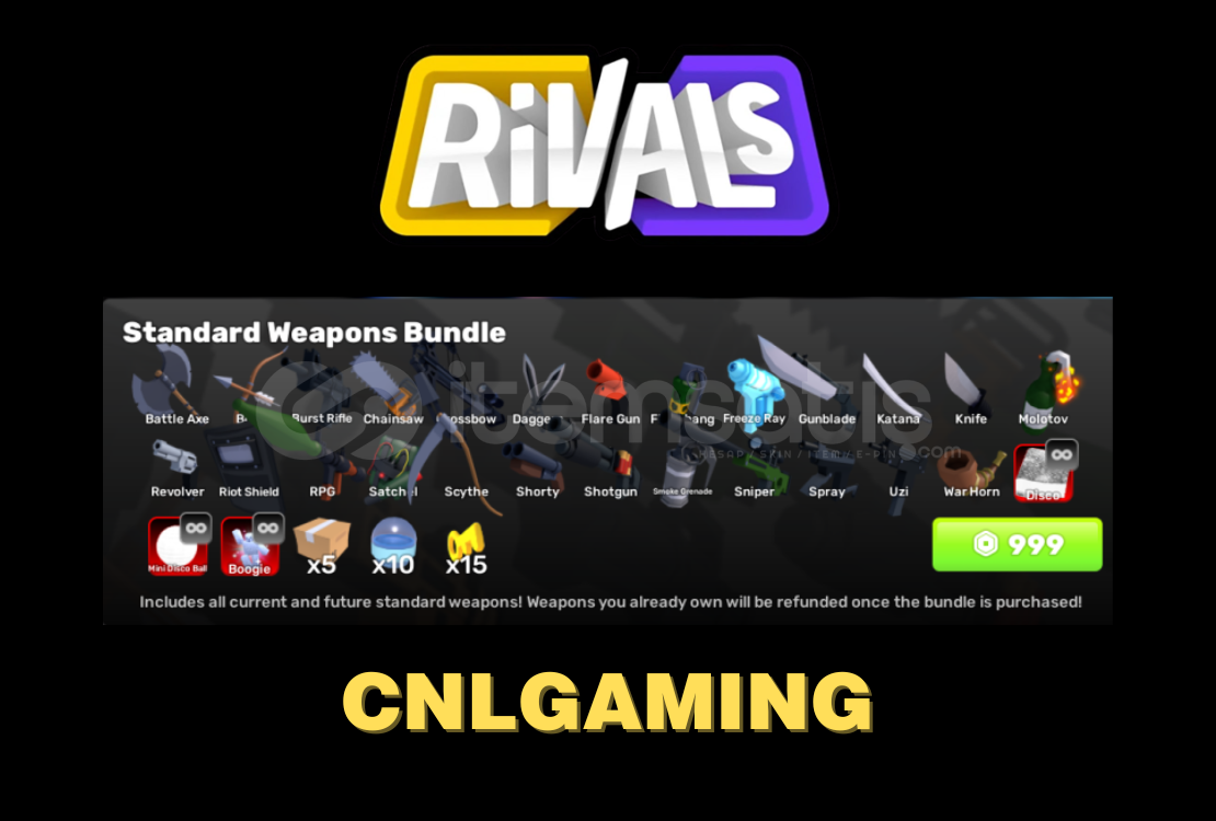 Rivals-Standard Weapons Bundle -999(Gift) Rivals-Standard Weapons Bundle -999(Gift)