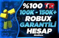 ⭐ROBLOX 100-150K ROBUX TOTAL GARANTİ HESAP⭐