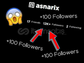 Roblox 1k adet bot follow 
