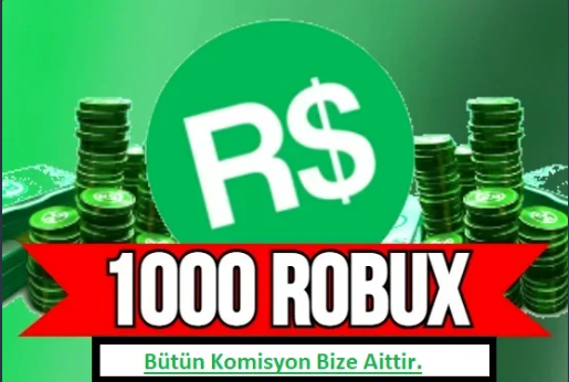 Roblox 1000(1429) robux komisyonu ödüyorum