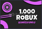 Roblox 1000 Robux (1429) Komisyon Ödeniyor