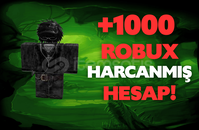 ⭐ROBLOX 1.000+ ROBUX HARCANMIŞ HESAP⭐