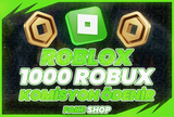 ROBLOX 1000 ROBUX KOMİSYON ÖDENİR 