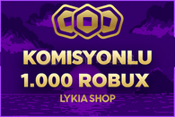 ROBLOX 1429 (1000) ROBUX KOMİSYON ÖDENİR