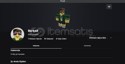 Roblox 1K takipcili Hesap